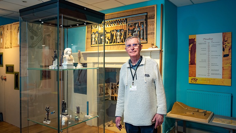 Pictured: Peter Willgoss, a local trustee for Swaffham Heritage