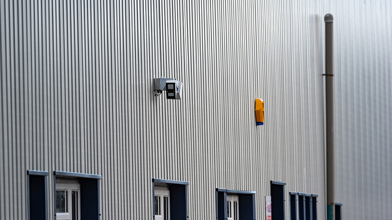 Alarm systems on the PEI building